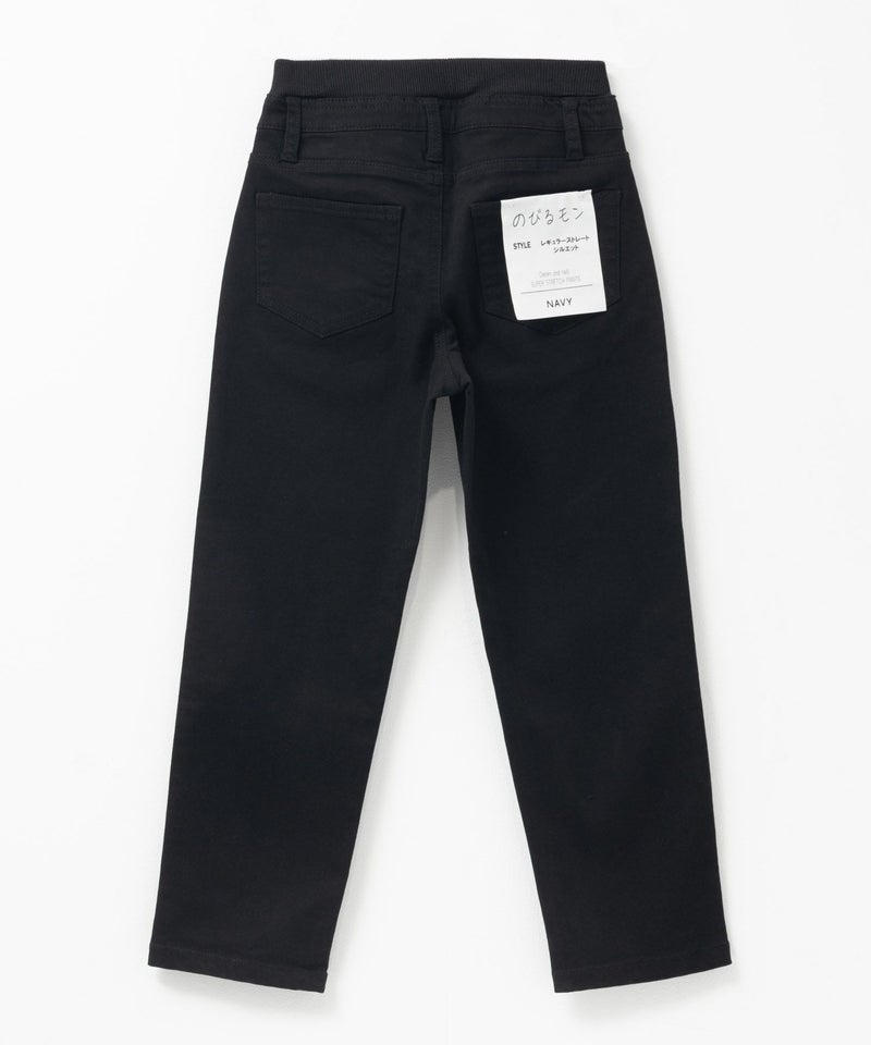 NAVY のびるモン ストレッチツイルストレートパンツ ウエストリブパンツ キッズ商品画像-2