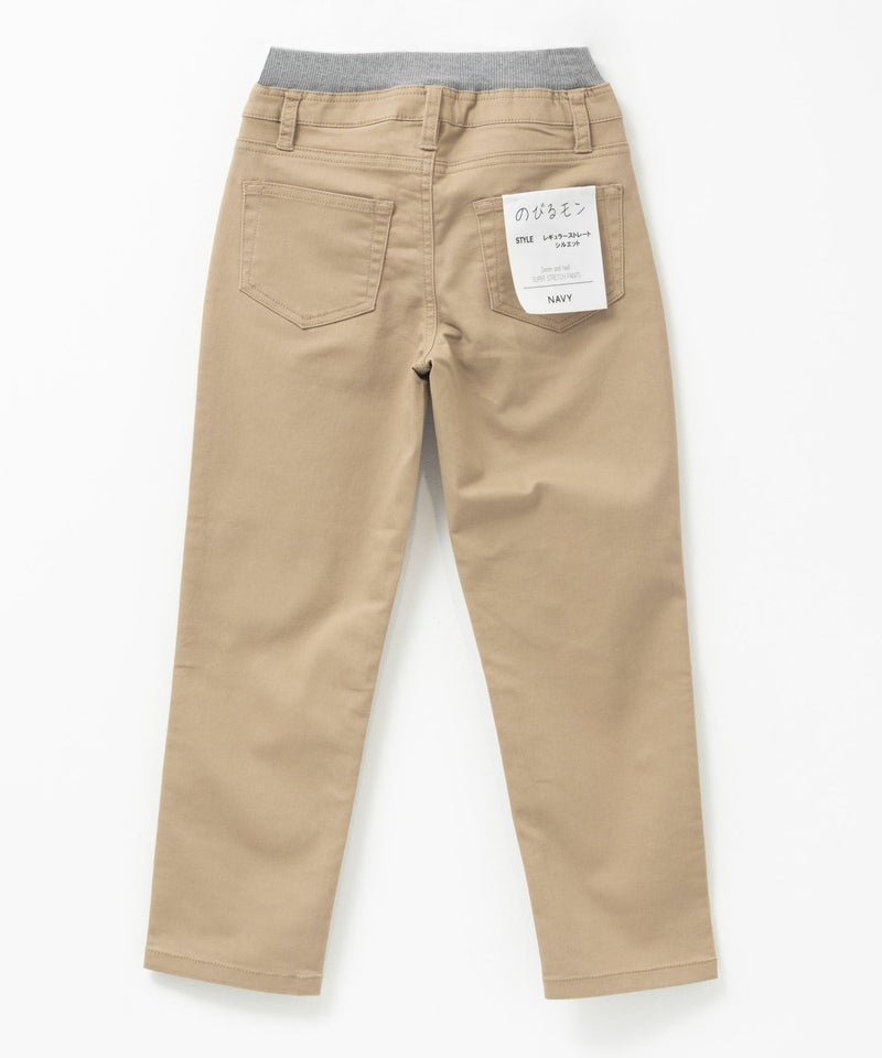 NAVY  のびるモン ストレッチツイルストレートパンツ ウエストリブパンツ キッズ商品画像-6