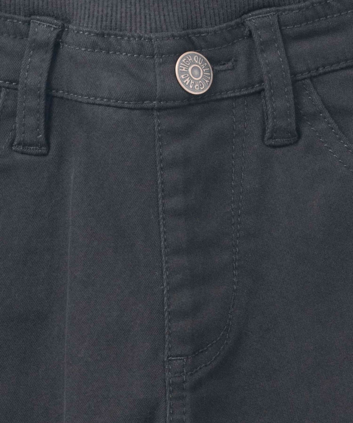 NAVY のびるモン ストレッチツイルストレートパンツ ウエストリブパンツ キッズ