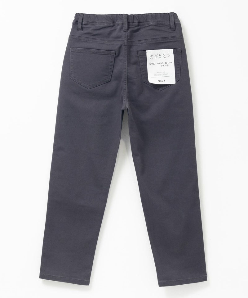 NAVY のびるモン ストレッチツイルストレートパンツ ウエストギャザーパンツ キッズ商品画像-2