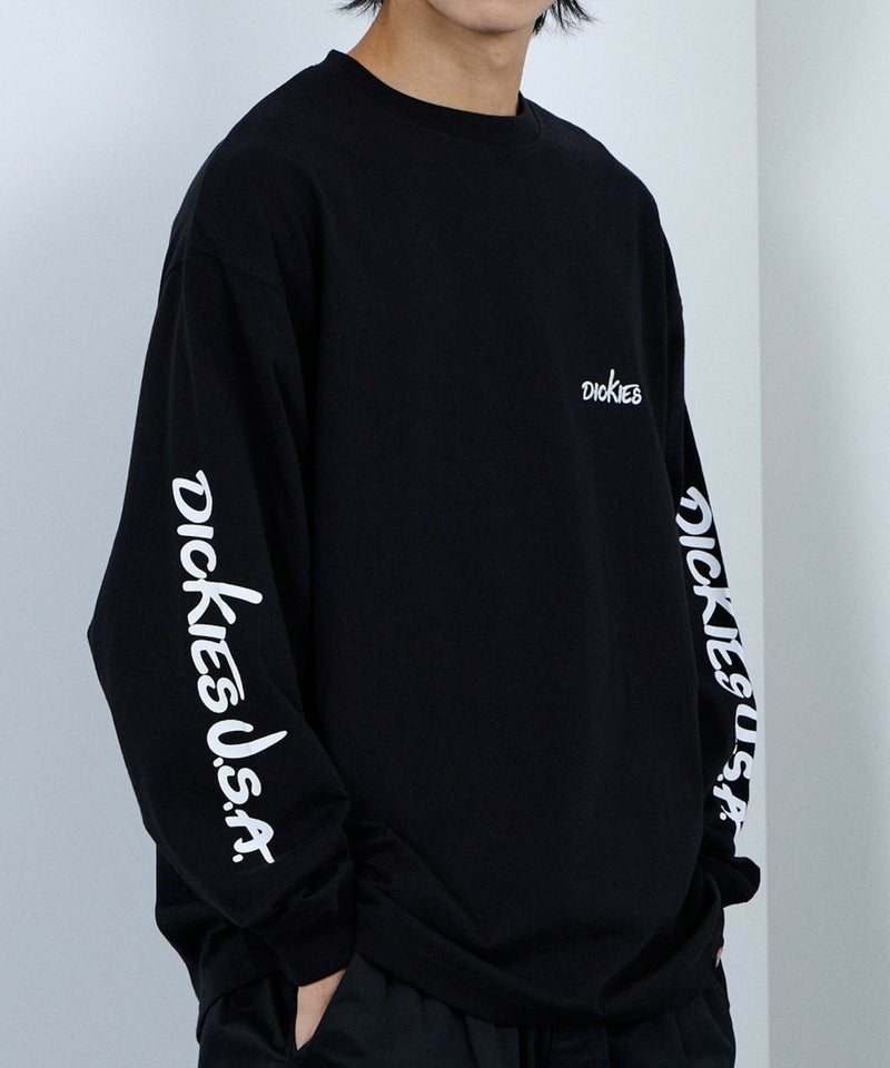 Dickies スリーブプリント長袖Tシャツ メンズ商品画像-2