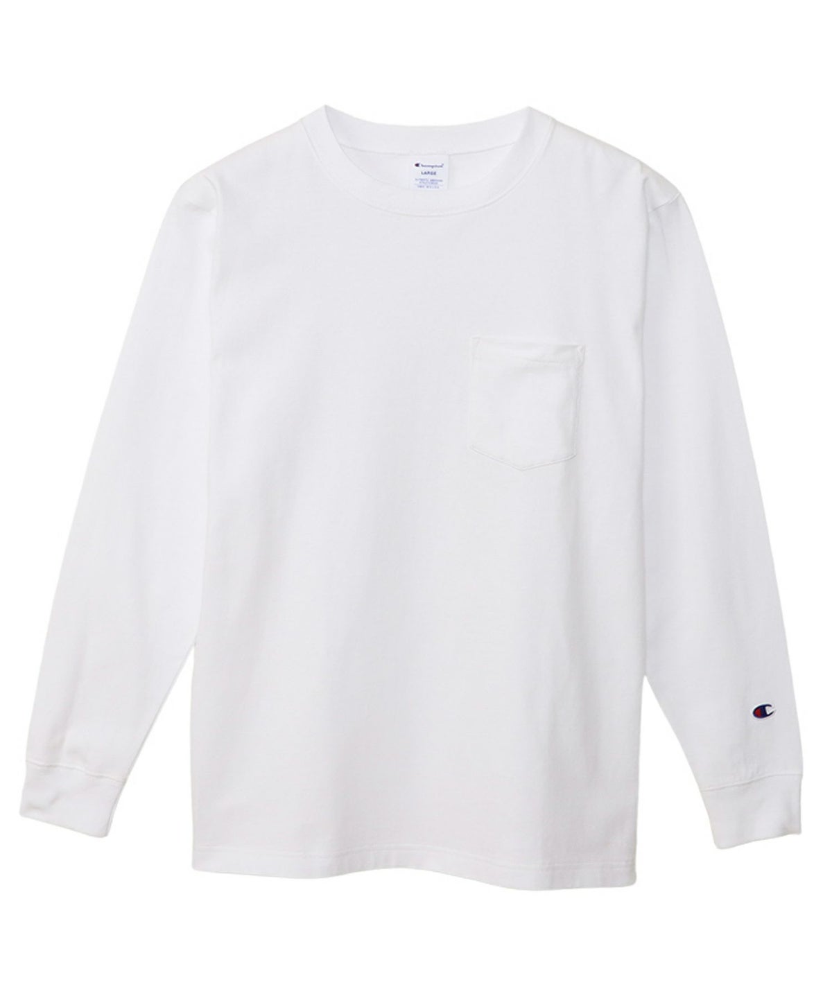 Champion ロングスリーブポケットTシャツ メンズ