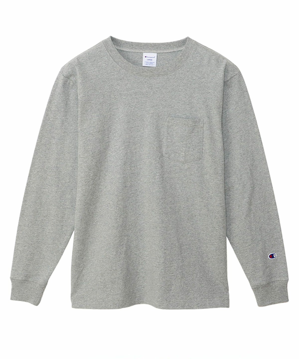 Champion ロングスリーブポケットTシャツ メンズ