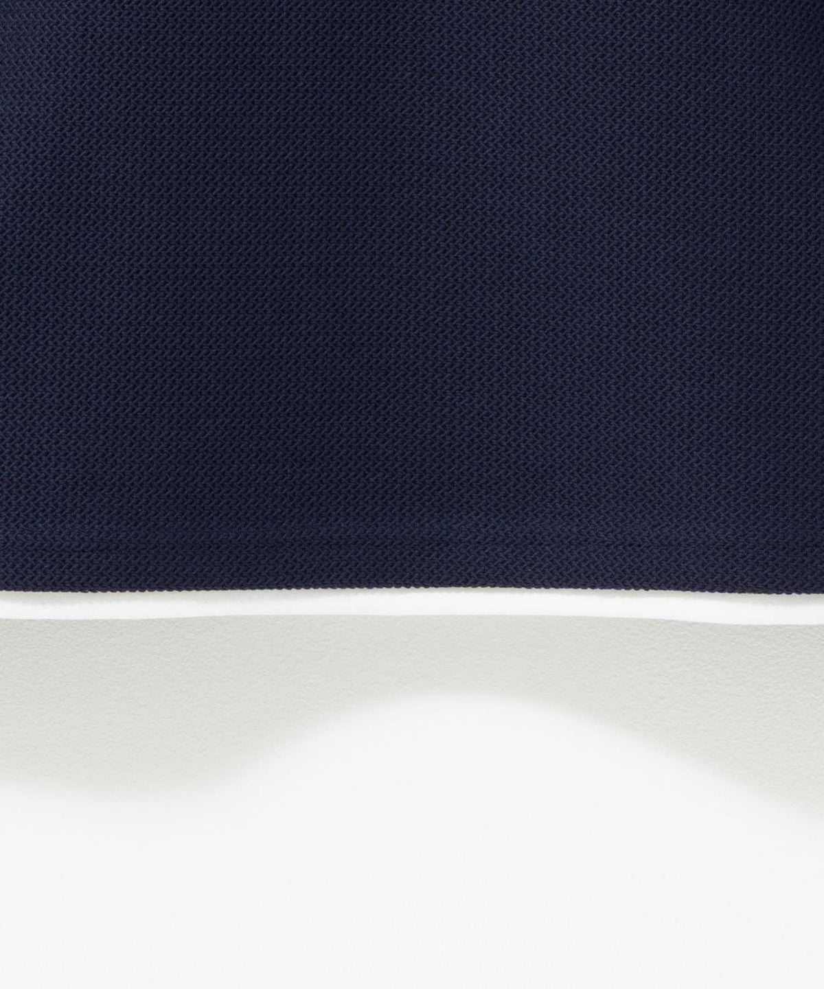NAVY 時短フェイクレイヤードワッフルキーネックTシャツ メンズ