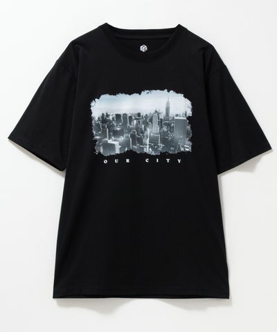 T-GRAPHICS フォトデザイン半袖Tシャツ メンズ ネコポス 対応商品