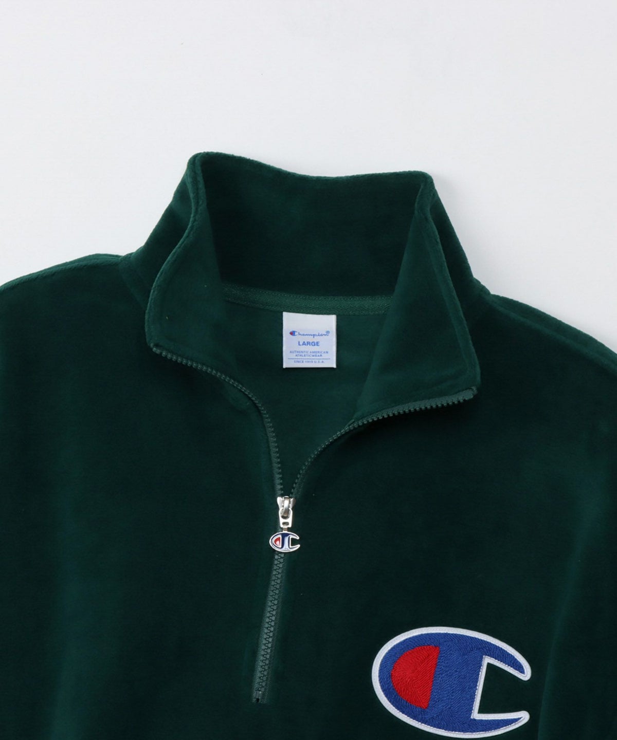 Champion ハーフジップジャケット メンズ
