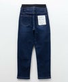 NAVY  のびるモン ストレッチデニムストレートパンツ ウエストリブパンツ キッズ商品サムネイル-2