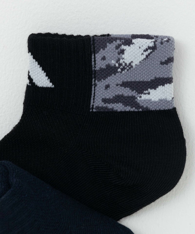 adidas クォーターソックス かかと迷彩柄 3足組 キッズ商品画像-4