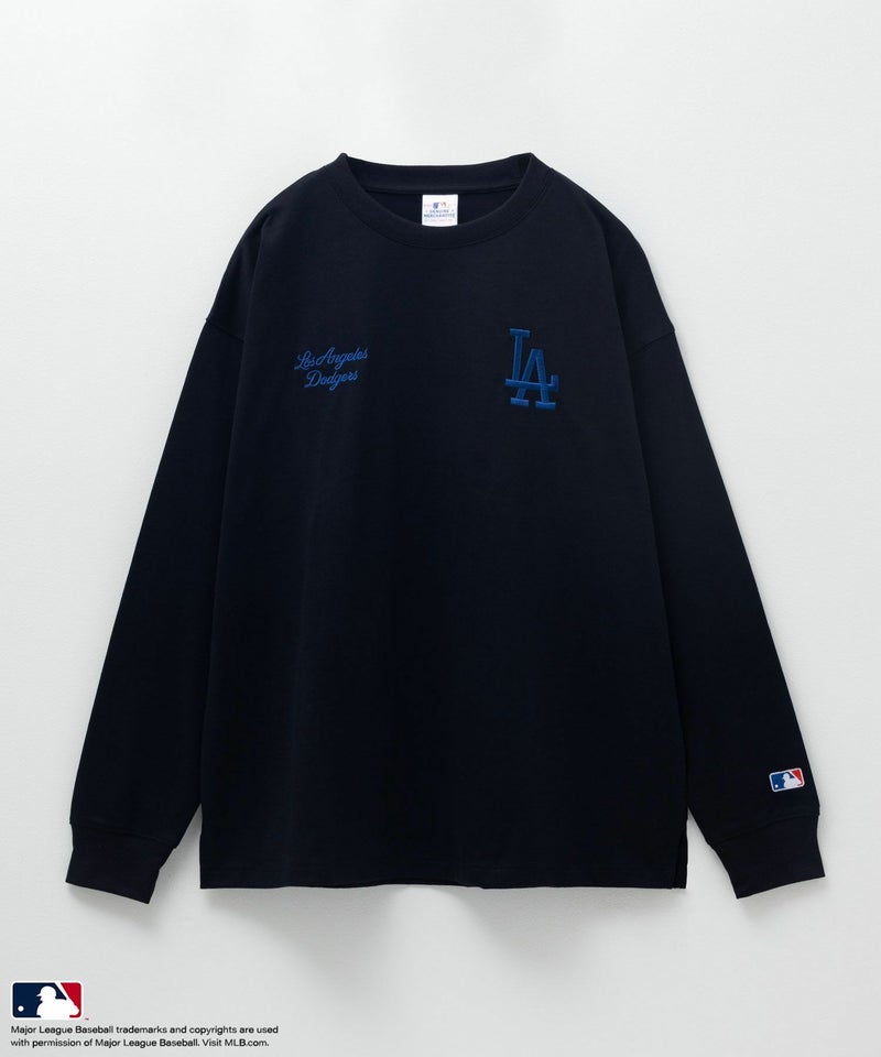MLB ロゴ刺繍ロングスリーブTシャツ メンズ商品画像-1
