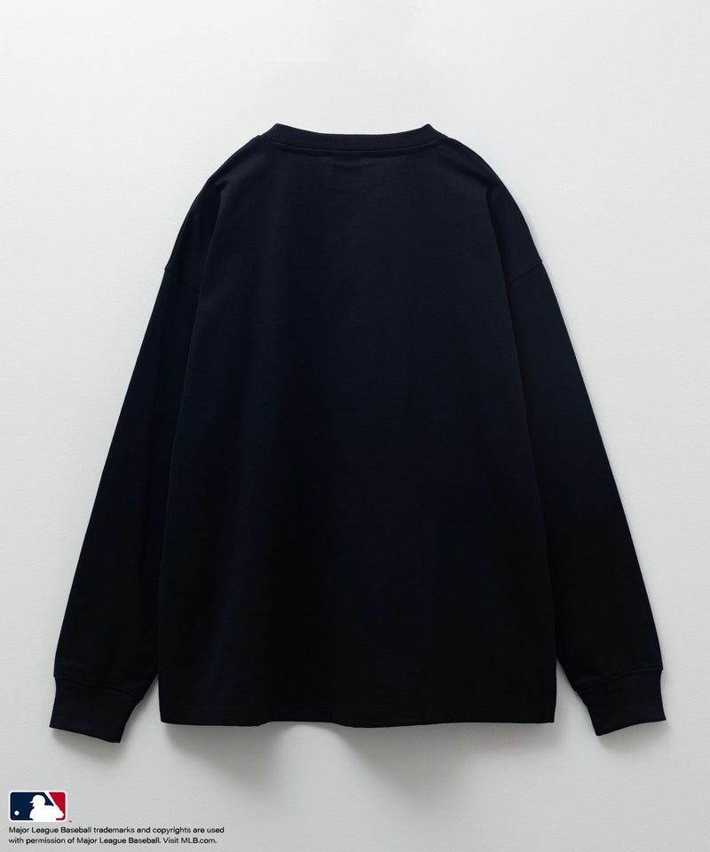 MLB  ロゴ刺繍ロングスリーブTシャツ メンズ商品画像-2