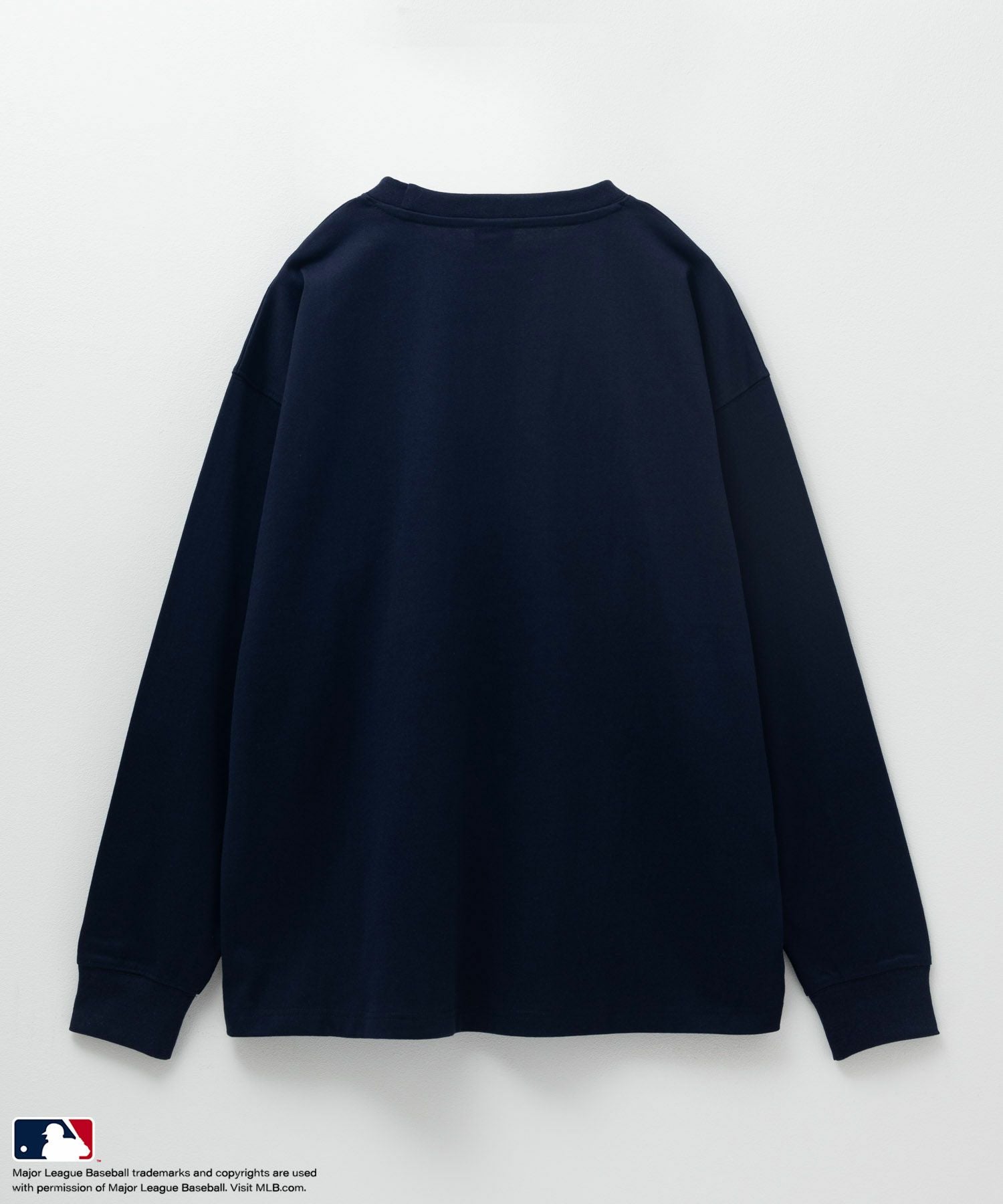 MLB ロゴ刺繍ロングスリーブTシャツ メンズ