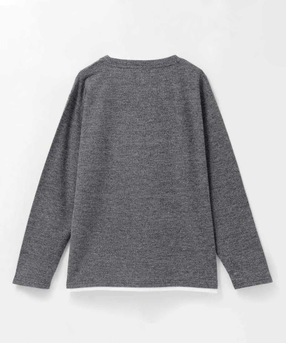 NAVY 時短メランジダブルクルーネックTシャツ メンズ