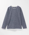 NAVY 時短メランジダブルクルーネックTシャツ メンズ商品サムネイル-7