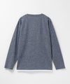 NAVY  時短メランジダブルクルーネックTシャツ メンズ商品サムネイル-8