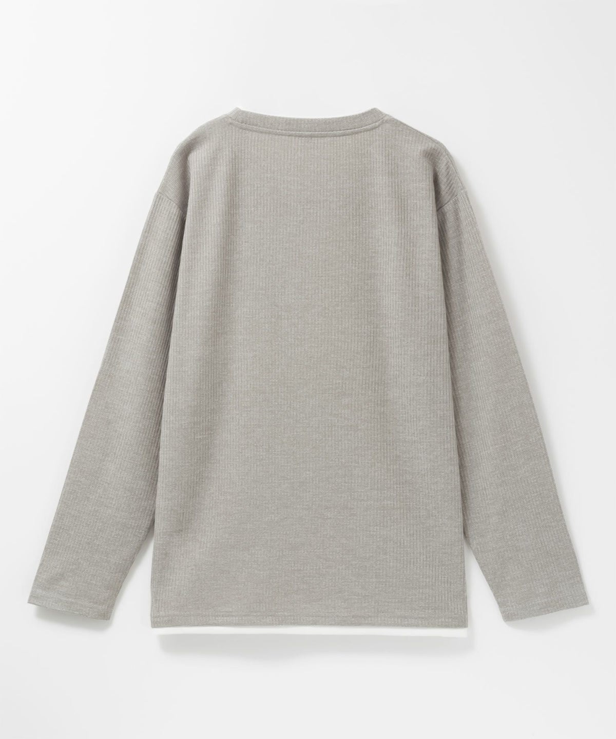 NAVY 時短メランジダブルクルーネックTシャツ メンズ