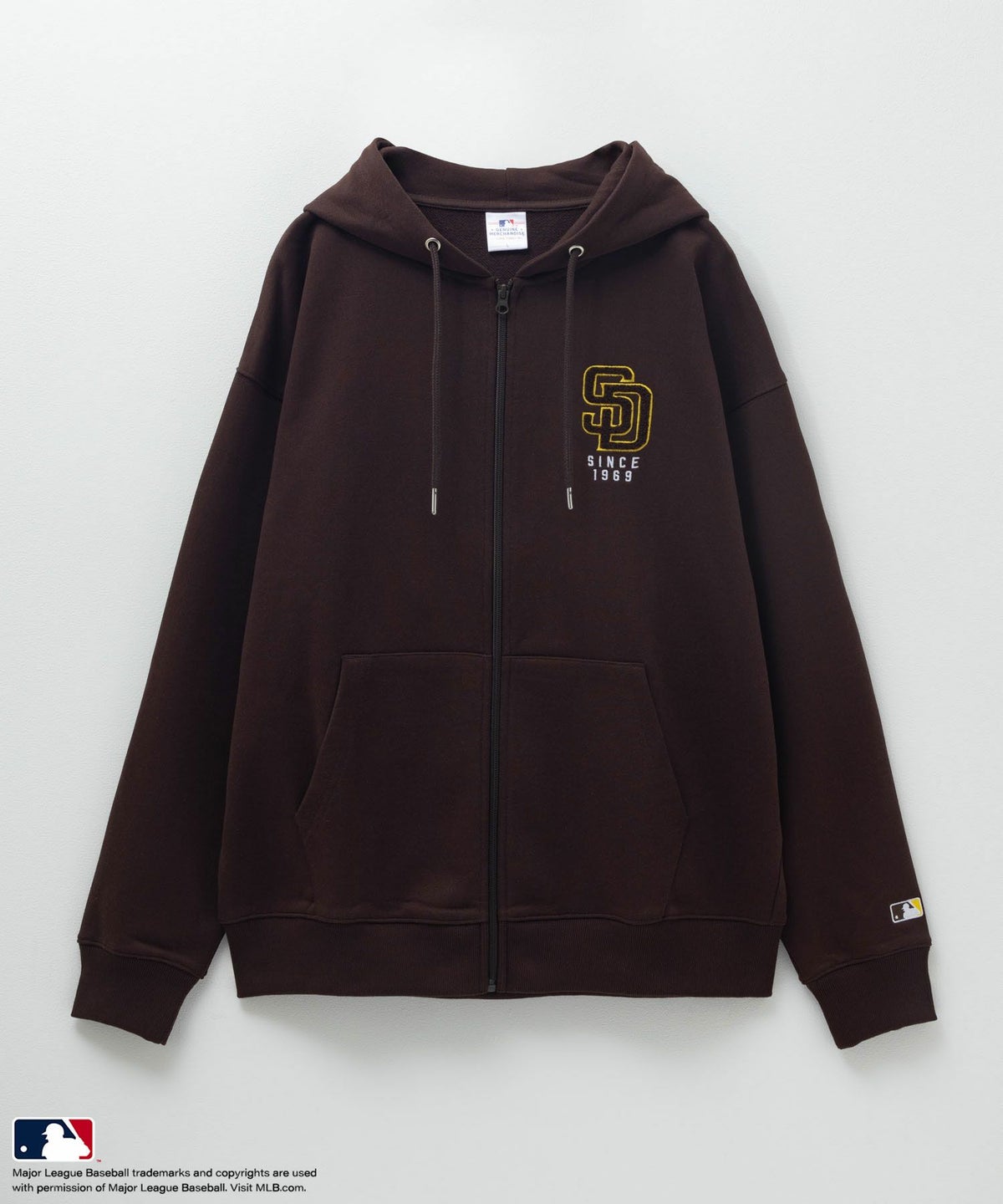 MLB サガラロゴフルジップパーカー メンズ