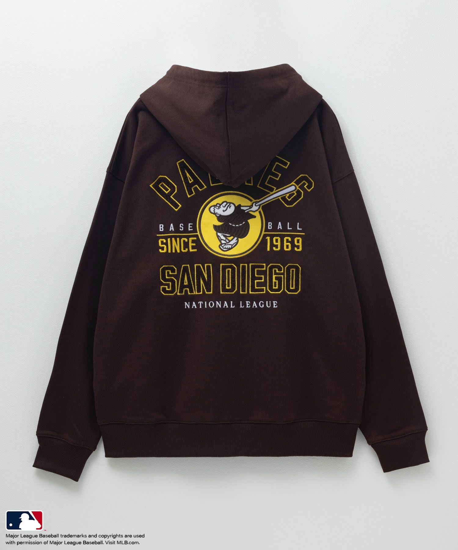 チャーリーブラウン ドジャース MLB 黒 パーカー 3XL PEANUTS パーカー 「PEANUTS×MLB」オリジナルデザイン フルジップ