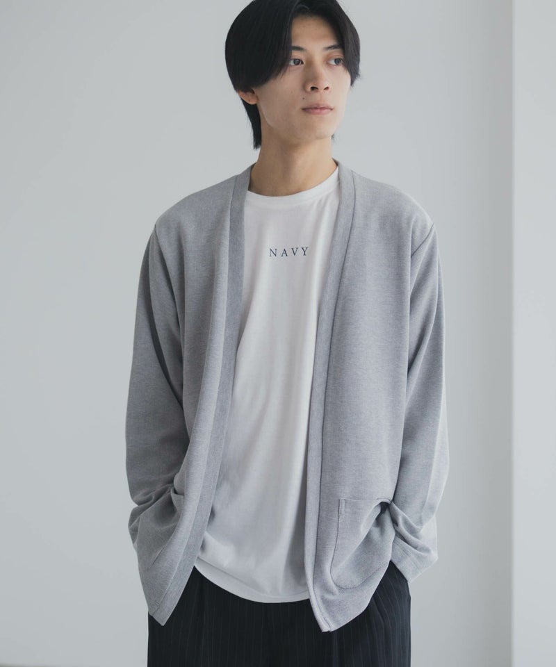 NAVY 着流しカーディガンアンサンブル メンズ商品画像-2