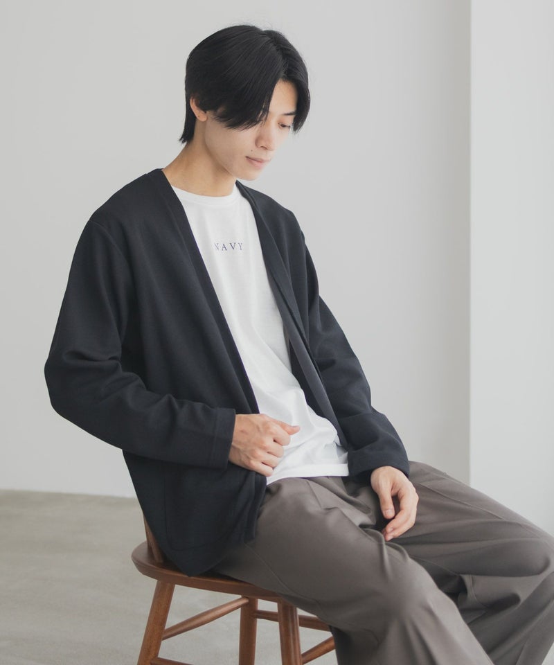 NAVY  着流しカーディガンアンサンブル メンズ商品画像-3