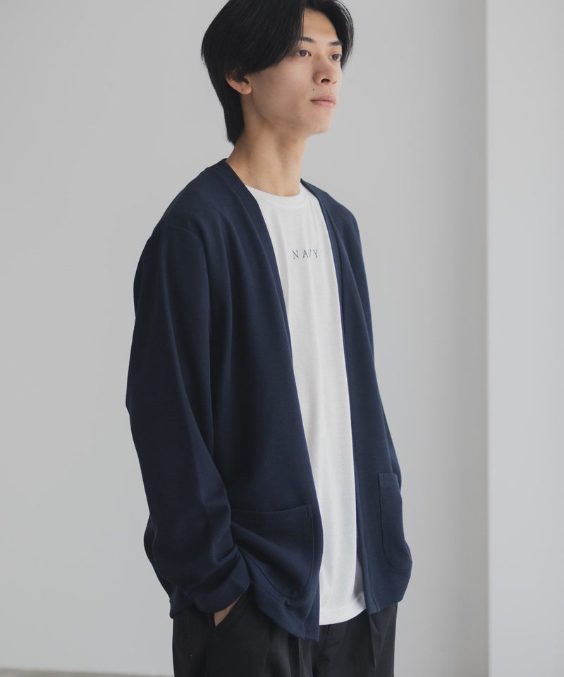 NAVY  着流しカーディガンアンサンブル メンズ商品画像-5