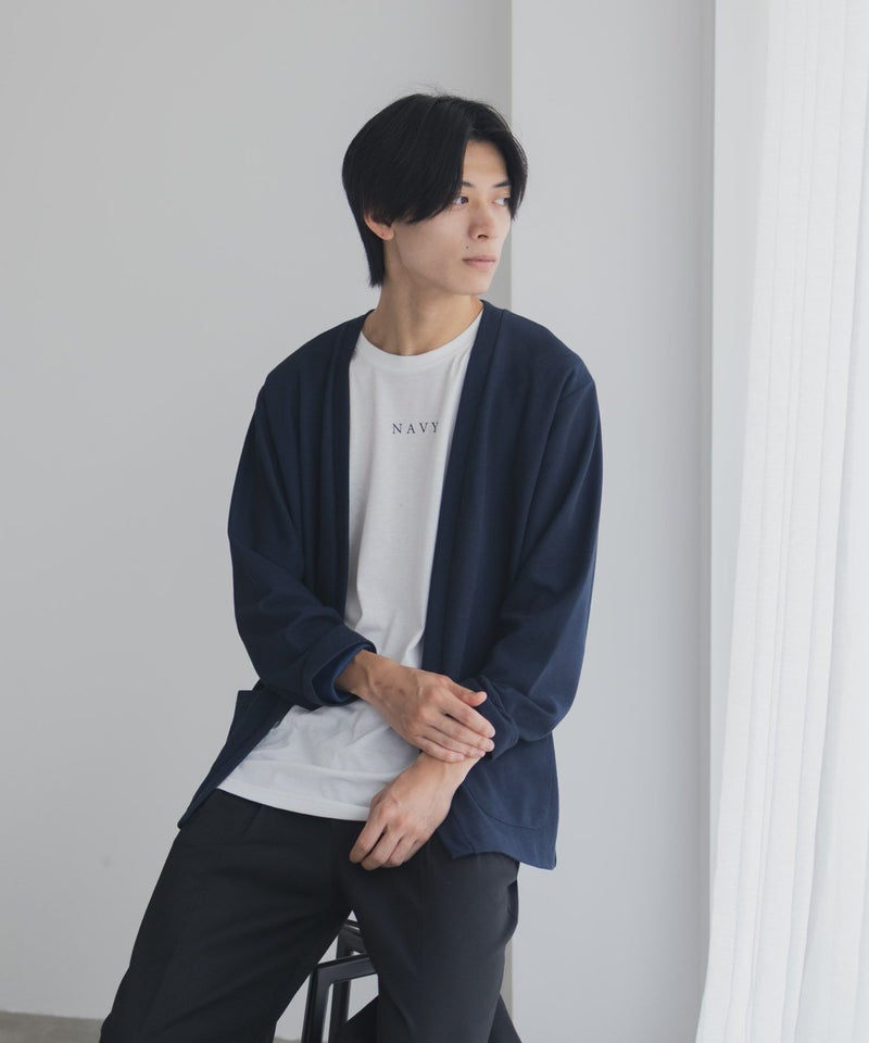NAVY 着流しカーディガンアンサンブル メンズ商品画像-8