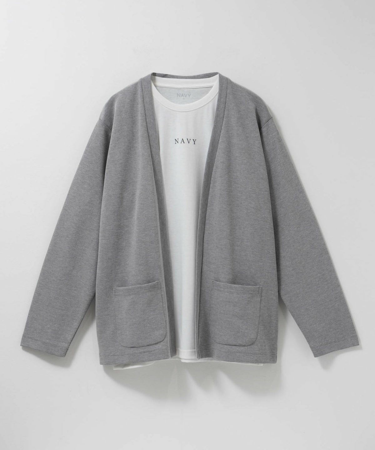NAVY 着流しカーディガンアンサンブル メンズ
