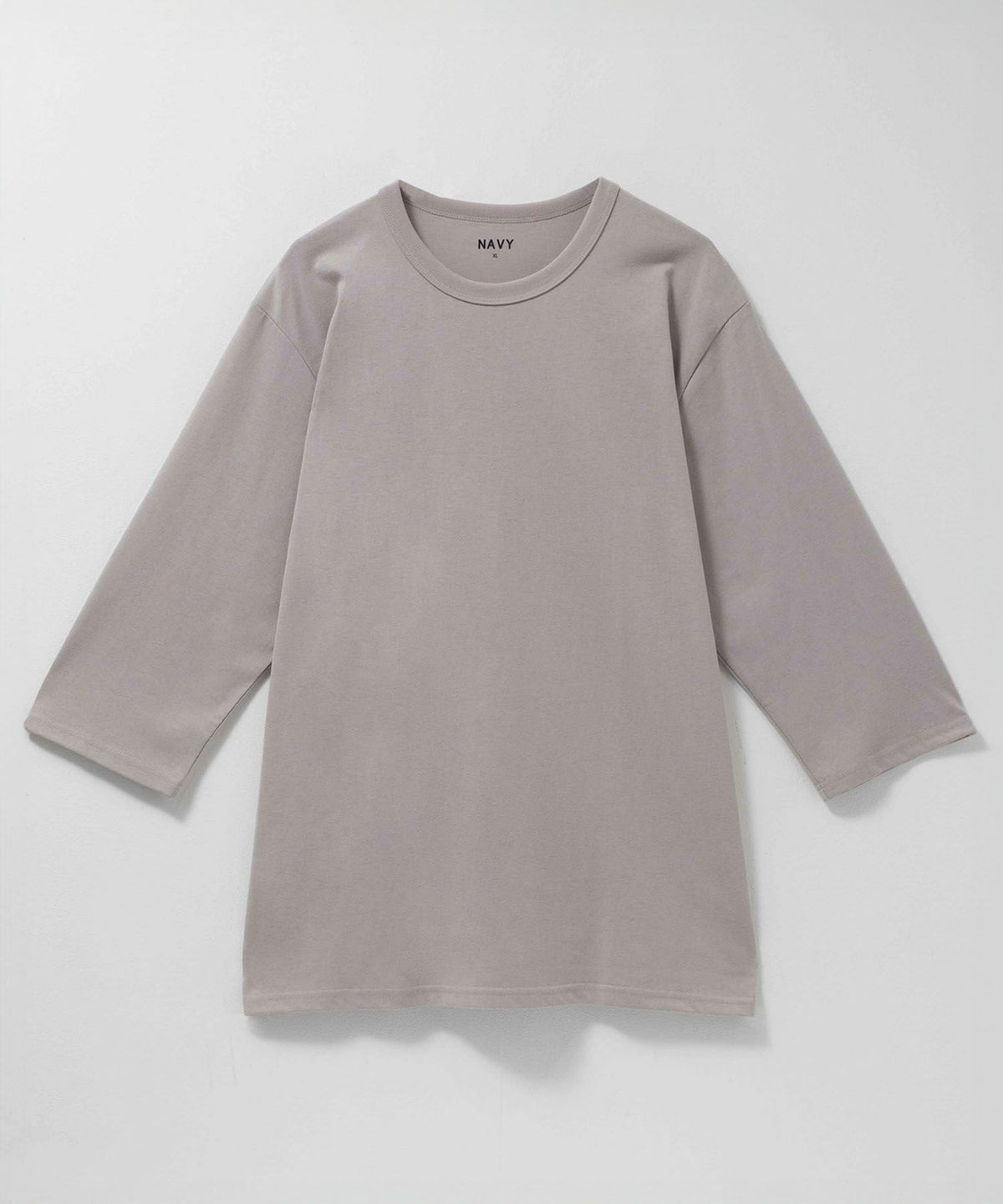 NAVY 抗菌天竺7分袖Tシャツ メンズ