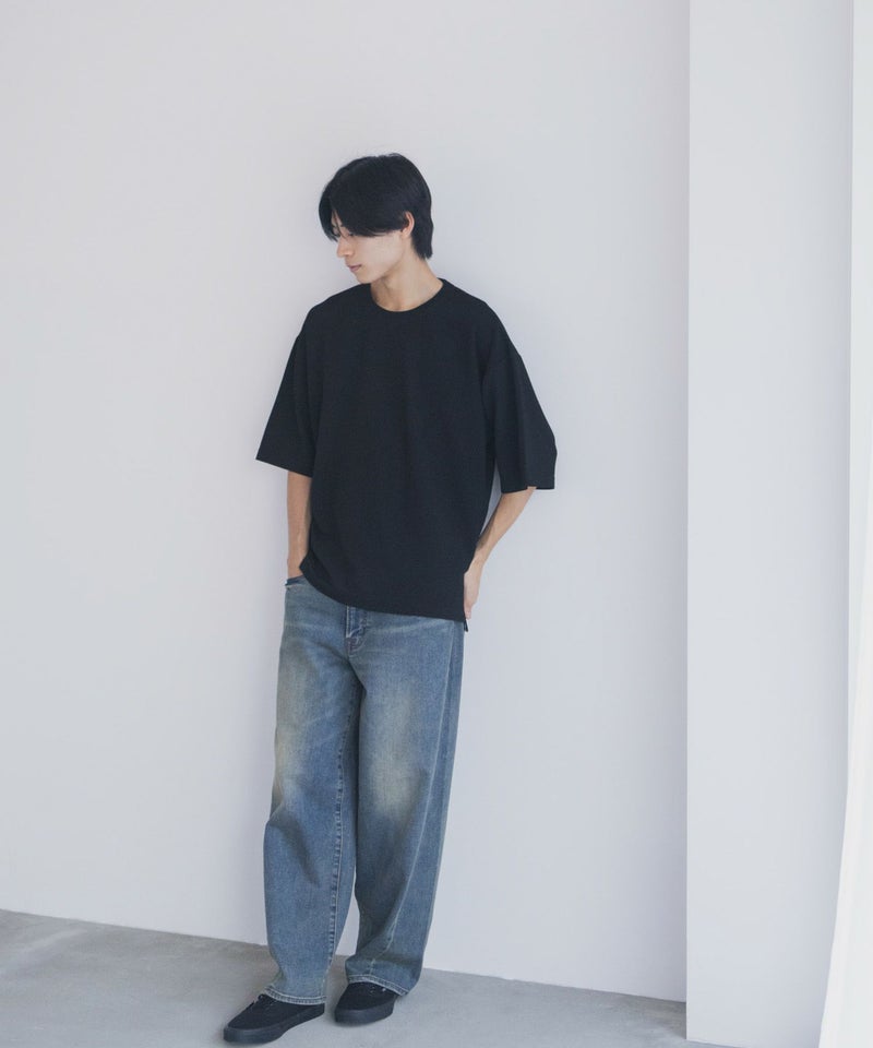 URBAN COLLECTION AIR Smoosy ドライワッフル5分袖Tシャツ メンズ商品画像-18