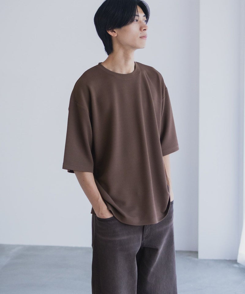 URBAN COLLECTION AIR Smoosy ドライワッフル5分袖Tシャツ メンズ商品画像-19