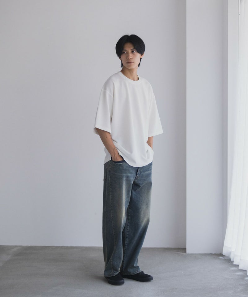 URBAN COLLECTION AIR Smoosy ドライワッフル5分袖Tシャツ メンズ商品画像-37