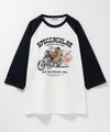 フードラグラン7分袖Tシャツ メンズ