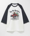 フードラグラン7分袖Tシャツ メンズ