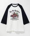 フードラグラン7分袖Tシャツ メンズ