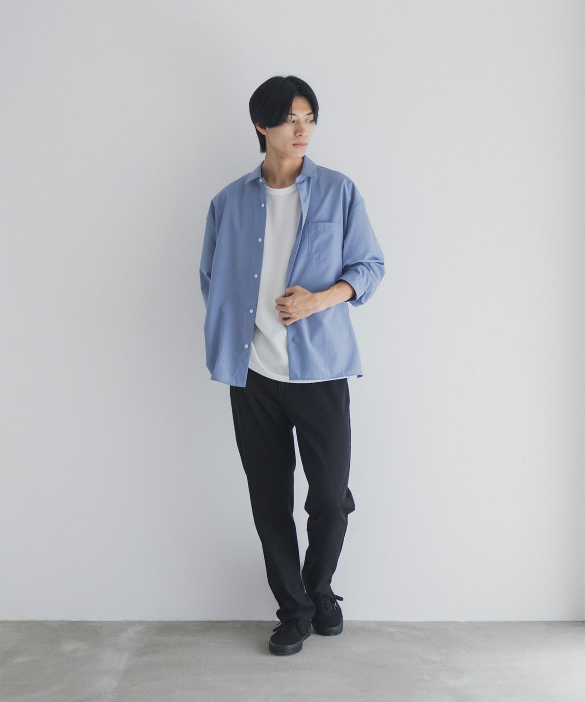 NAVY RUN DENIM ストレートパンツ メンズ