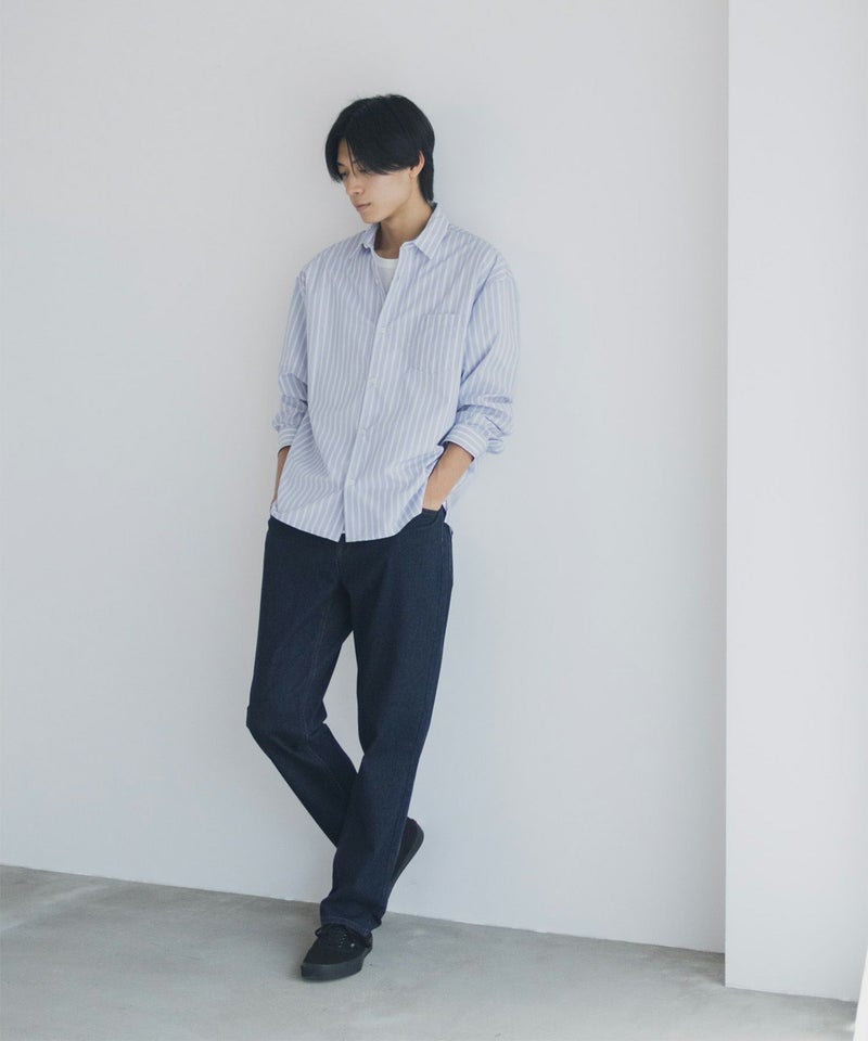 NAVY  RUN DENIM ストレートパンツ メンズ商品画像-19