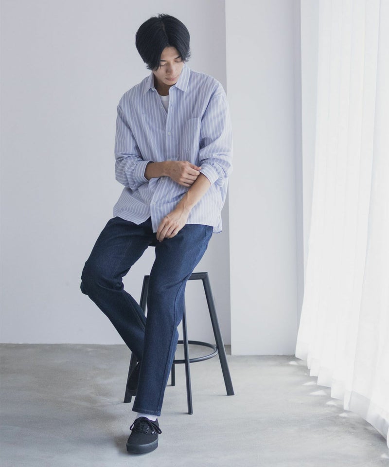 NAVY RUN DENIM ストレートパンツ メンズ商品画像-20