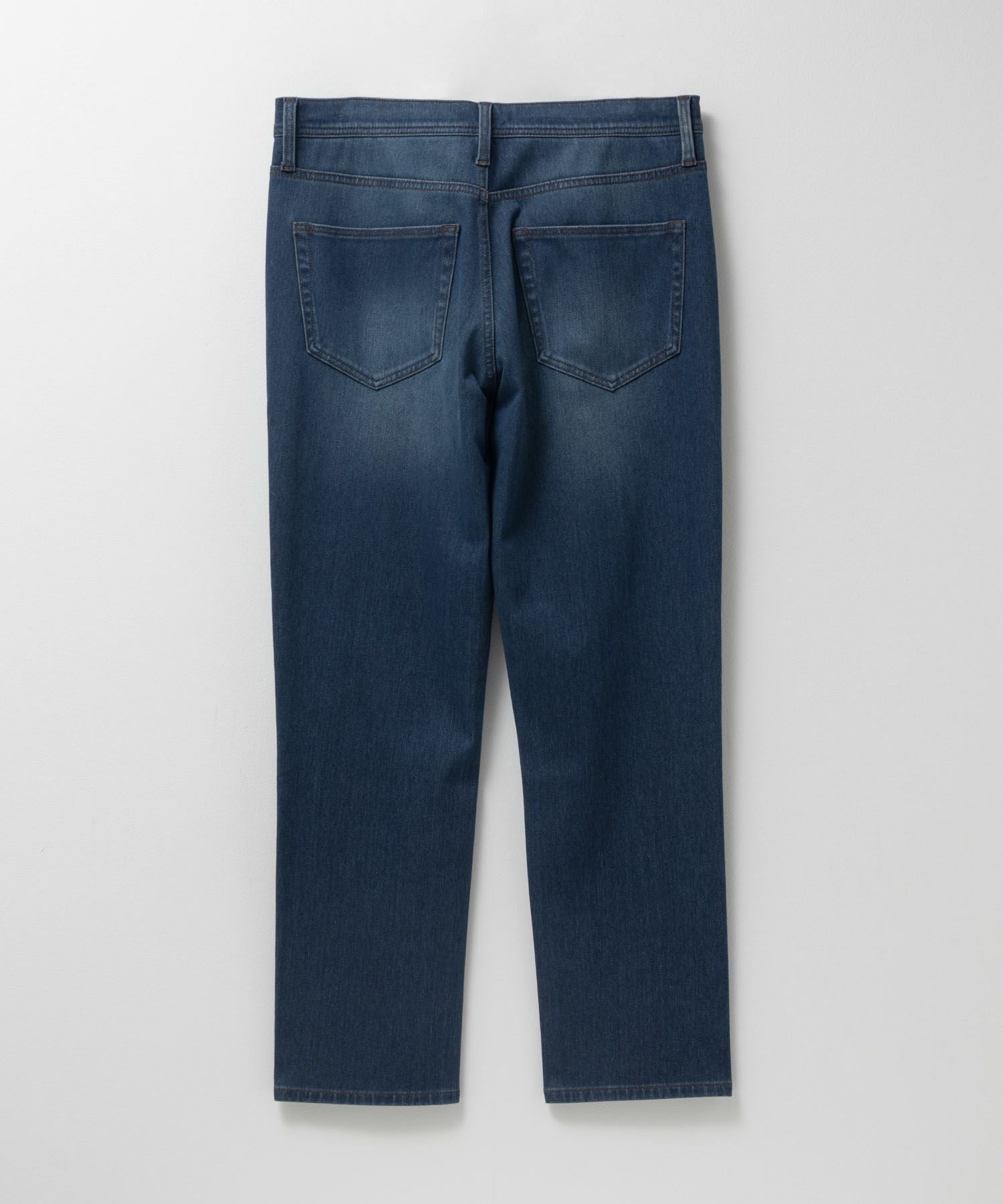 Noen ダークデニム ストレートパンツ NAVY RUN DENIM ストレートパンツ メンズ