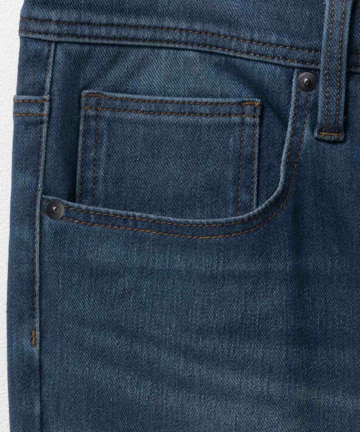 NAVY RUN DENIM ストレートパンツ メンズ