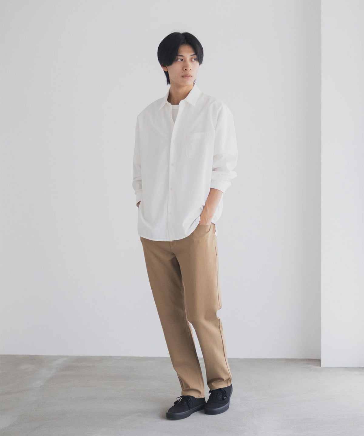 NAVY RUN DENIM ストレートパンツ メンズ