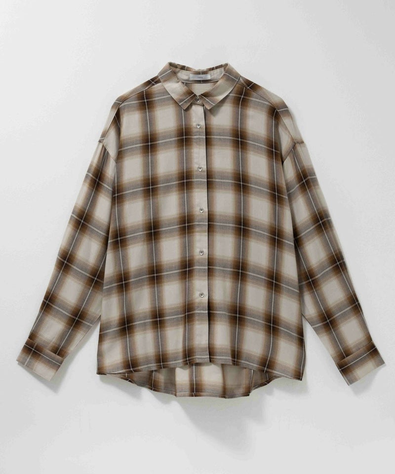 nAvy バックタック前開きシャツ レディース商品画像-36