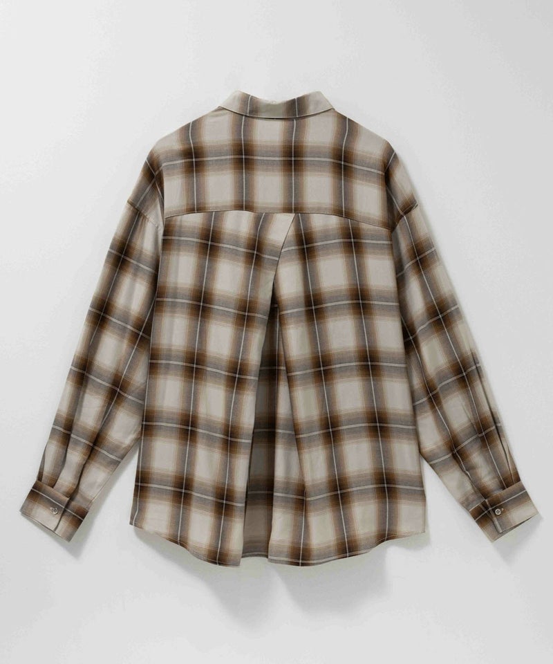 nAvy バックタック前開きシャツ レディース商品画像-37