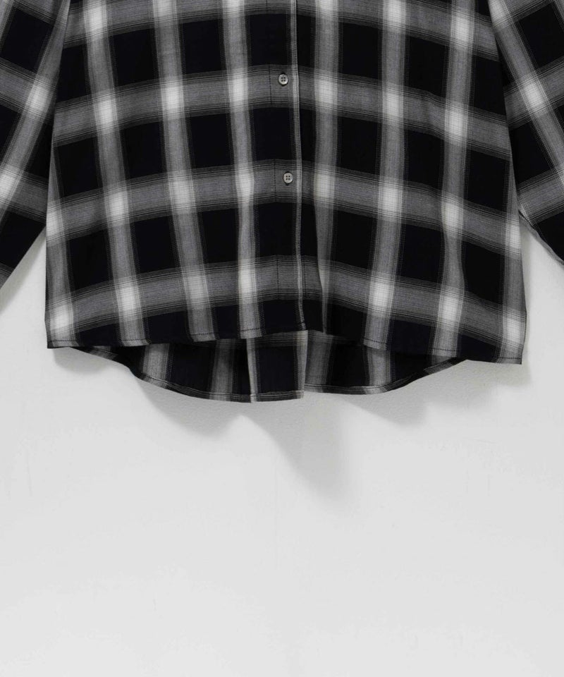 nAvy  バックタック前開きシャツ レディース商品画像-38