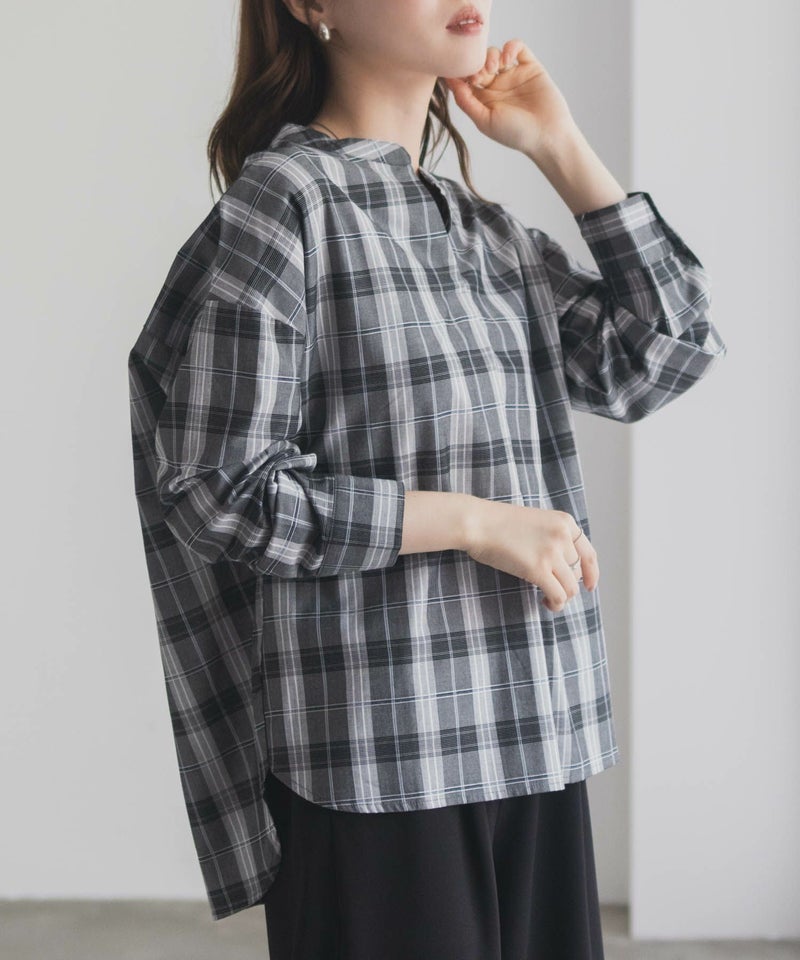 nAvy スキッパーブラウス レディース商品画像-14