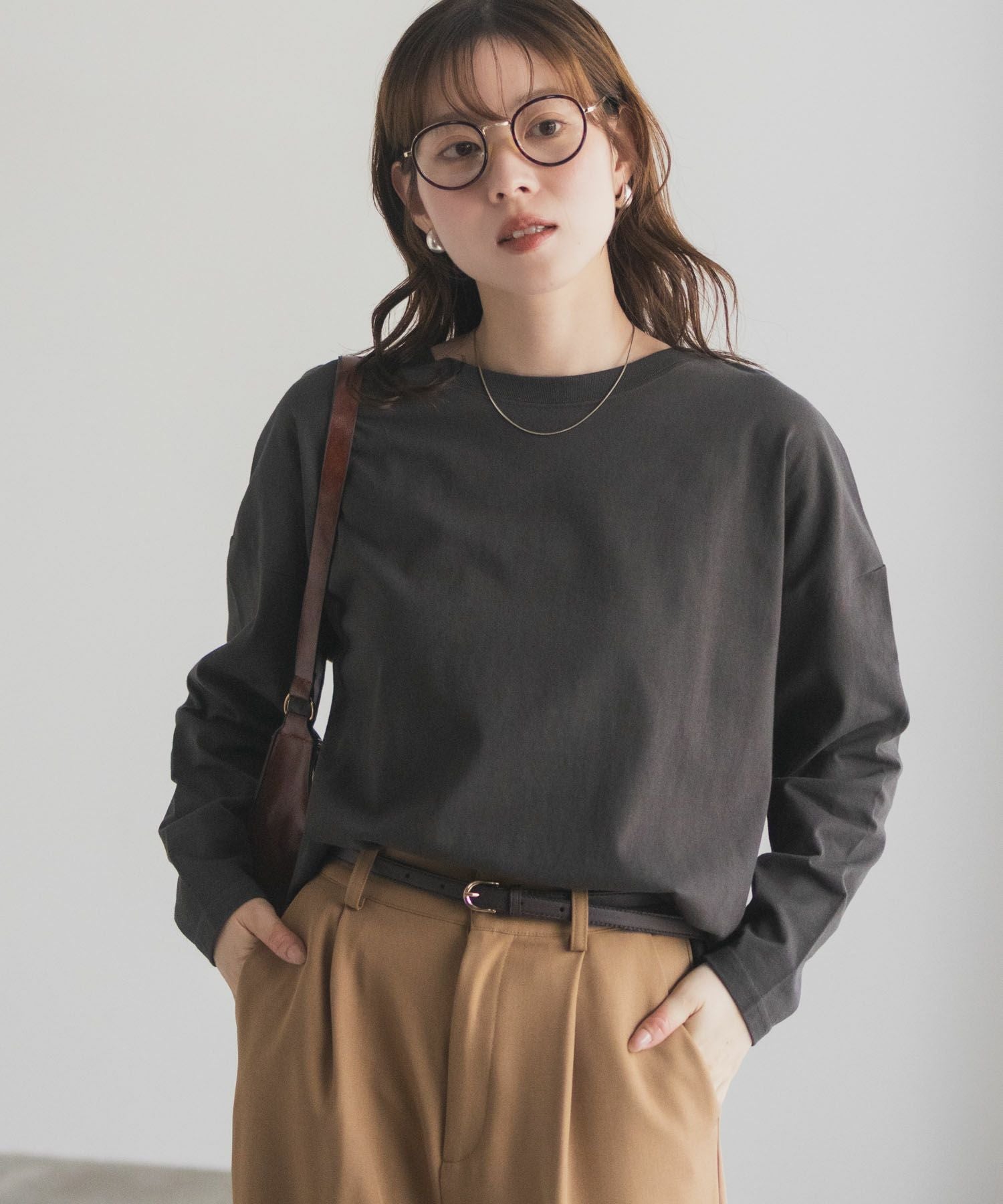 レディース タグ付き 未使用 NAVE 長袖シャツ ショート丈