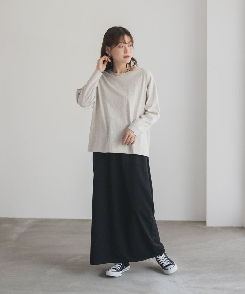 nAvy エブリーT 裾スリット長袖Tシャツ レディース メール便 対応商品商品画像-26