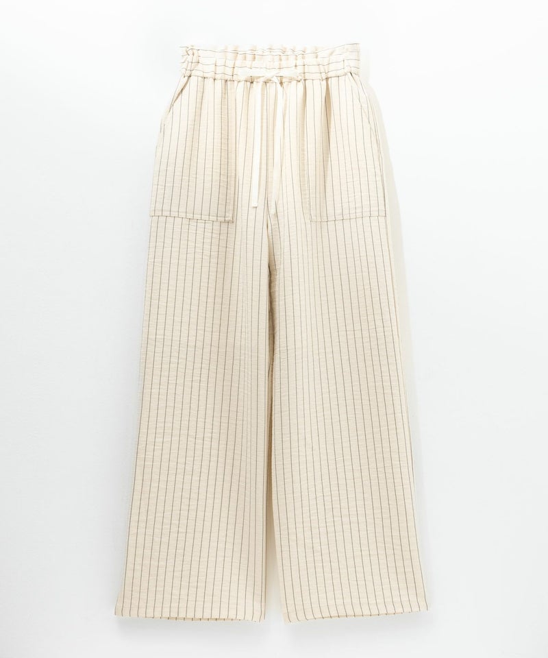 Idnes リネンライクイージーワイドパンツ レディース商品画像-1