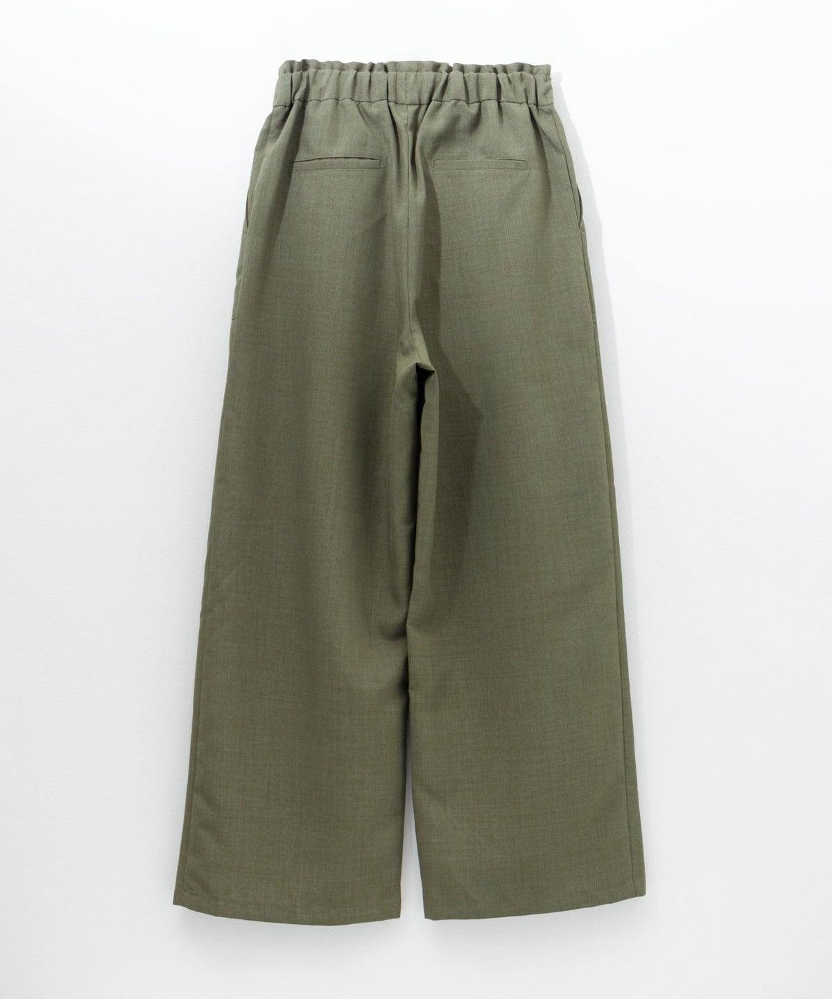 Idnes リネンライクイージーワイドパンツ レディース