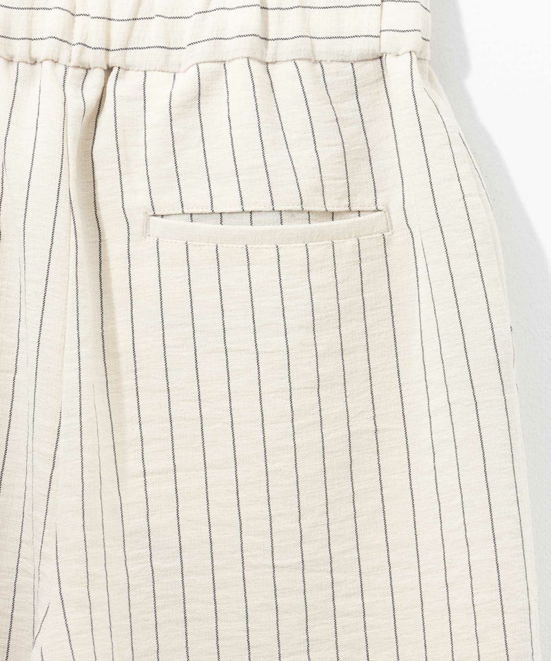 Idnes リネンライクイージーワイドパンツ レディース商品画像-10