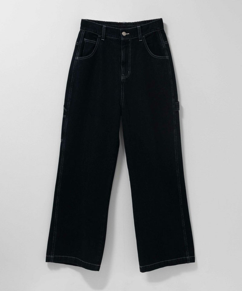 nAvy  毎日はきたくなるデニム「マイデニ」 ワイドペインターパンツ レディース商品画像-12