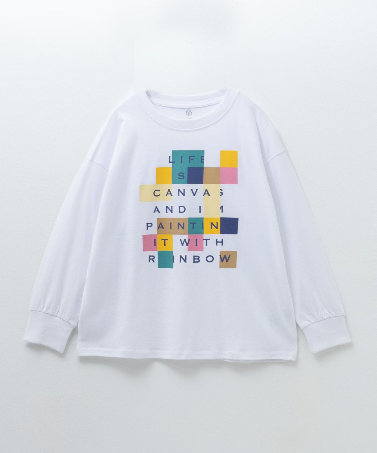 T-GRAPHICS カラフルロゴ長袖Tシャツ キッズ ネコポス 対応商品